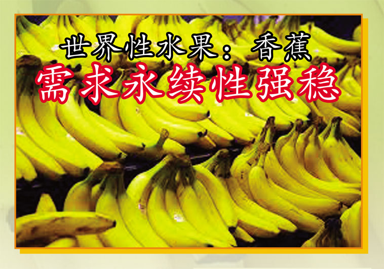 Read more about the article 世界性水果 ：香蕉需求永续性强稳