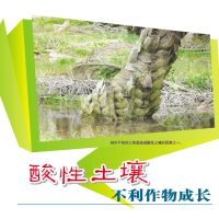酸性土壤不利作物成长